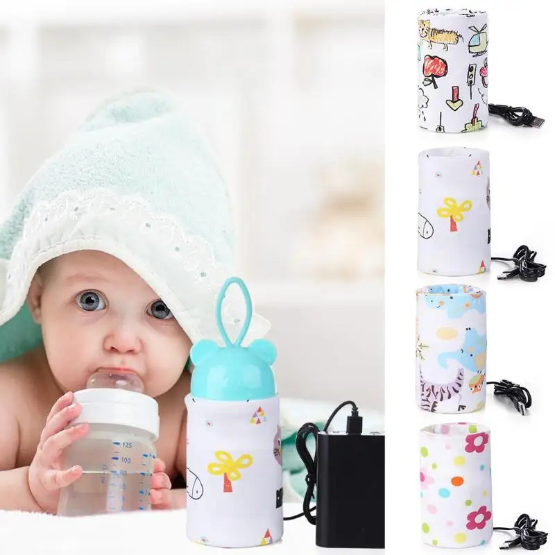 

Baby Feeding Milk Bottle Warmer USB Insulation Bag Portable Travel Cup Warmer Thermal Bag Bottle Holder Nursing Bottle Heater