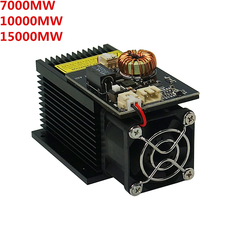 

15000MW desktop diode Laser Module 450NM Focusing Blue Laser Head Laser Engraving Machine Tools Laser Tube