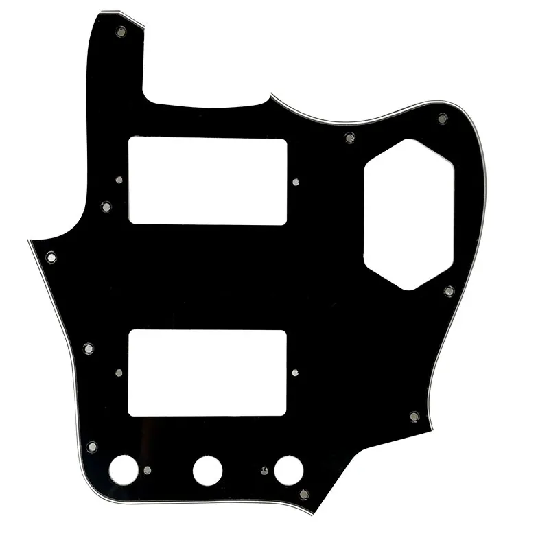 

Pleroo Custom Guitar Parts Scratch Plate - For MIJ Jaguar Guitar Pickguard With Paf Humbucker Scratch Plate