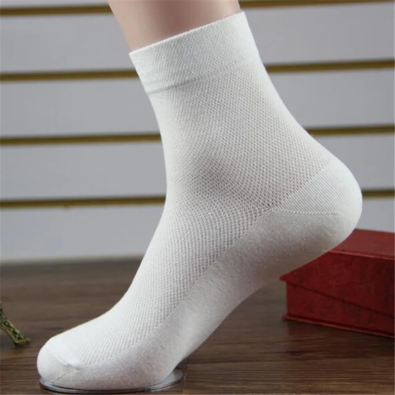 

10pairs/lot High Quality Men's men summer comfortable breathable mesh thin cotton socks male fashion white short socks Free J4