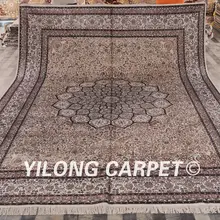 Yilong 9'x12' ручной работы персидский шелковый ковер ручной вязки восточные ковры(LH163A9x12