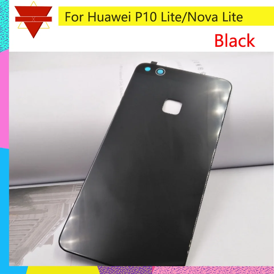 5 2 дюйма для Huawei P10 Lite WAS L03T задняя крышка аккумулятора корпуса 3D стеклянная Nova PRA
