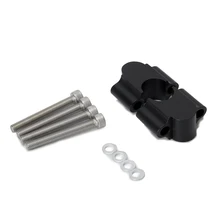 Мотоцикл с ЧПУ Алюминиевый Руль Riser 22 мм крепление на руль Riser зажим для 7/" 22 мм рукоятки зажим Универсальный