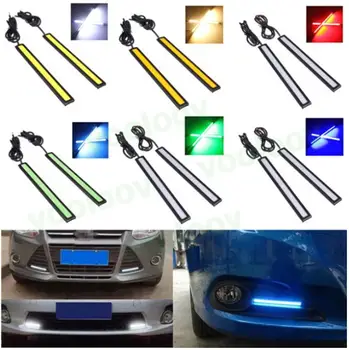 

20PCS Wholesale 15w Car DRL Led DC12V Bar Car Light Source Daytime Running Lights Waterproof White 17cm COB