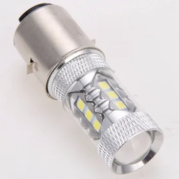 

For Honda 12V BA20D H6 80W LED Motorcycle Headlight Fog Light Day Running Lamp 80W 360° Beam Bulb 6500K Wireless Mayitr