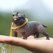 Горячая Автомобильная декоративная собачка, интерьер автомобиля, моделирование, хулиган, собака, кукла, аксессуары, украшения BX