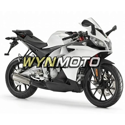 Полный комплект обтекателя мотоцикла для Aprilia RS4 125 RS125 год 2012 2013 12 13 ABS Пластик инъекций белый жемчуг Черные корпуса