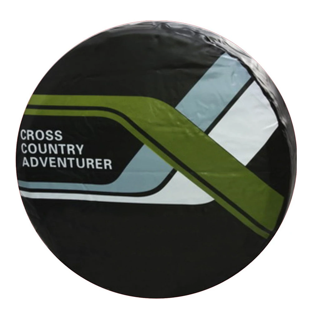 

15" 16" 17" Inch (Tire Diameter 27" -33") PVC Leather Spare Wheel Tire Tyre Cover Storage For Toyota Land Cruiser