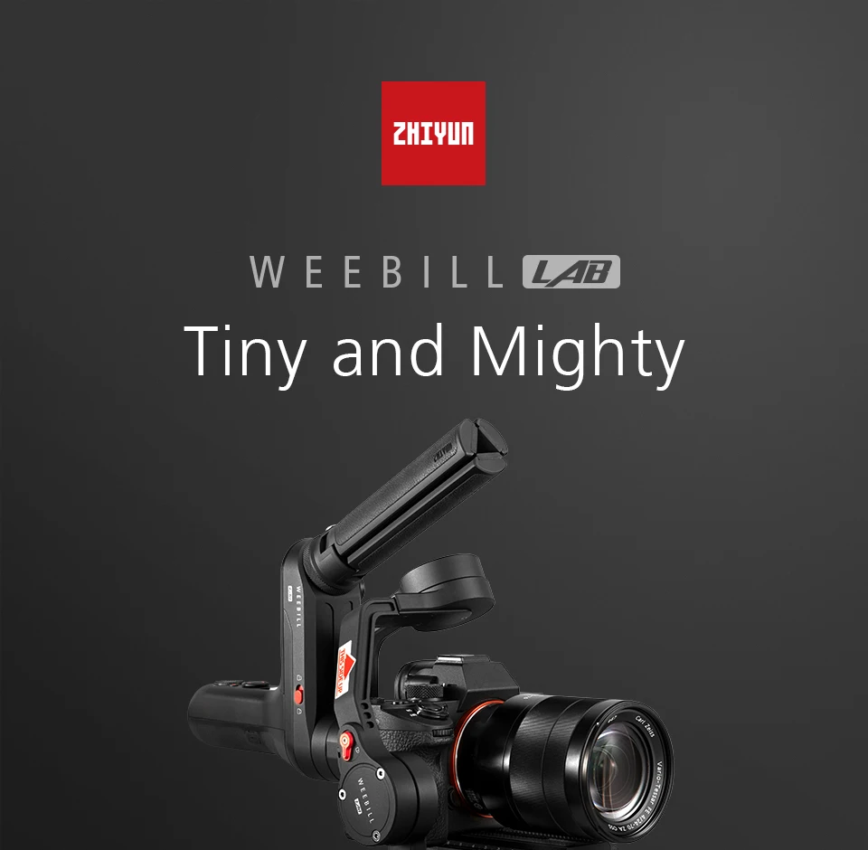 zhiyun officielle weebill laboratorium 3-axis billede transmission stabilisator for mirrorless kamera sensor kontrol håndholdt gimbal på lager djo