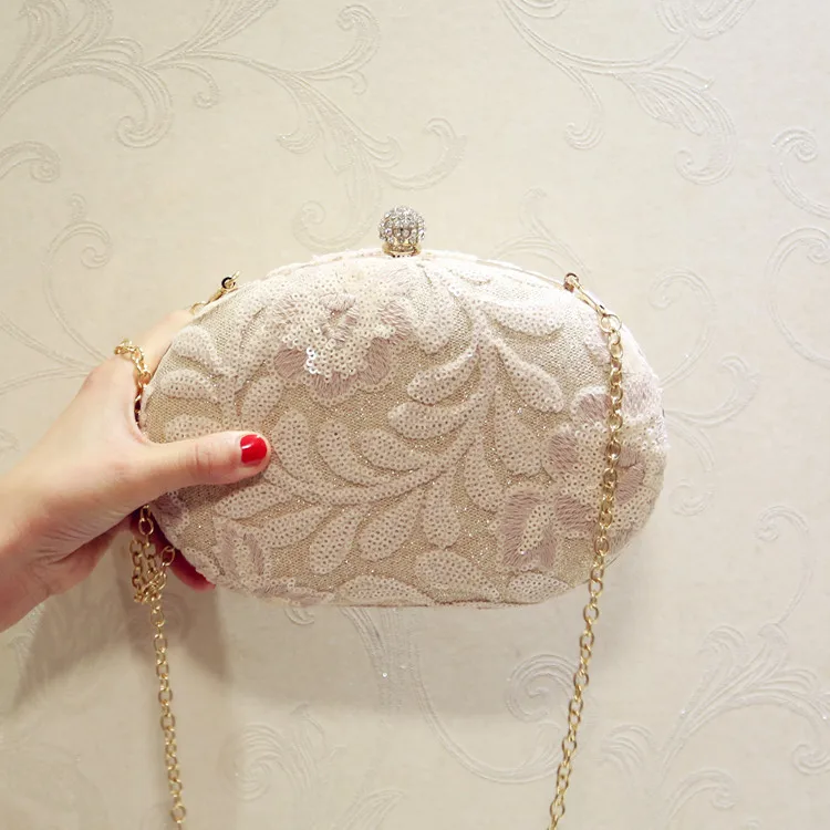 noite das mulheres ouro luxo diamante bordado festa casamento bolsa mn2019