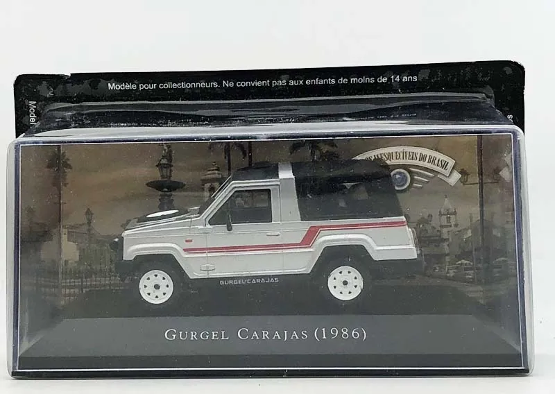 1/43 GURGEL CARAJAS 1986 легковые автомобили модельные игрушки, коллекционные литые под давлением металлические Литые внедорожные игрушки автомобиль