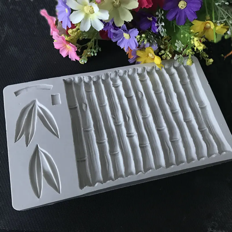 Sugarcraft бамбуковая силиконовая форма для помадки инструменты украшения торта