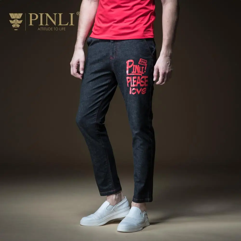2018 Zipper Fly Slim Designer Clothes Jeans Men Pinli Summer Hot New