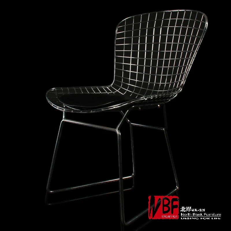 North Shore Furniture Chair Steel Mesh Stylish Minimalist