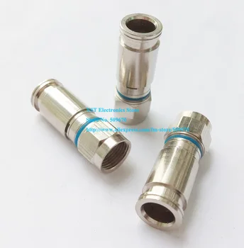 

High Quality RG59 Weatherproof F Compression Connector RG-59 Compression Connector Adapter/Free Shipping/25PCS