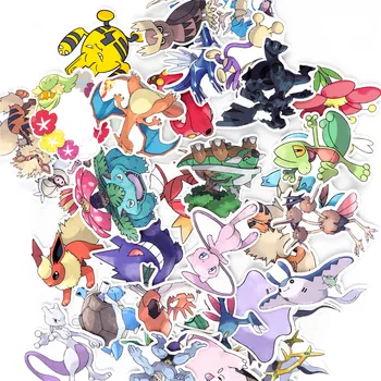 

kawaii Japanese pokemon stickers scrapbooking handbook stationery papelaria aesthetic sticker adesivo custom naklejki/adesivos