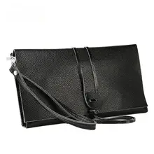 2016 New men wallets Casual men purse Clutch bag Brand leather wallet long design men bag gift for men