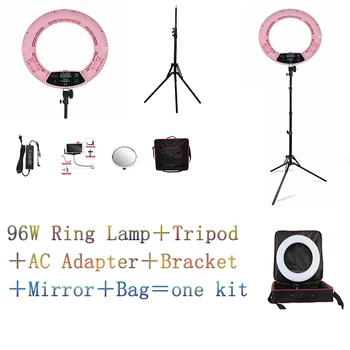 

Original Yidoblo Pink FD-480II LED Ring lamp LED Studio Video Light Lamp Photographic Lighting lamp + stand (2M)+ bag