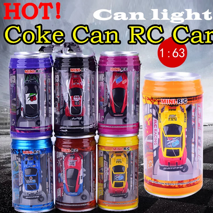 HOT! Original 7 Colors Coke Can RC Car Radio Remote Control Car Micro Racing Car Toy 4pcs Road Blocks Kid's Toys Gifts HOT! Original 7 Colors Coke Can RC Car Radio Remote Control Car Micro Racing Car Toy 4pcs Road Blocks Kid's Toys Gifts