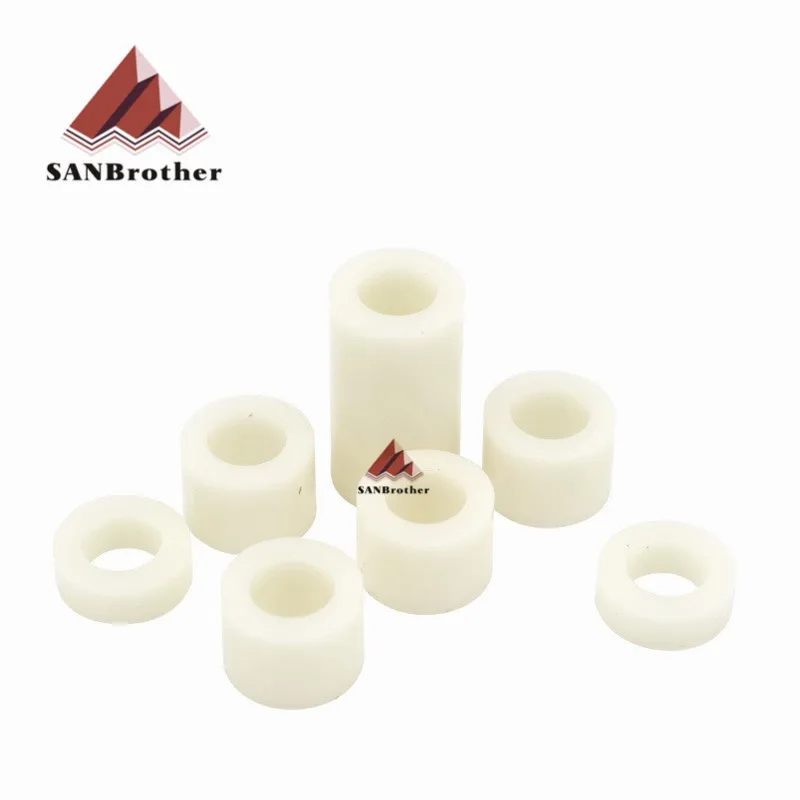 

2Set/Lot Um2+ Extended Optical Axis Nylon Spacer Timing Pulley Washers Suite For Ultimaker 2 Extended+ 3D Printer Parts