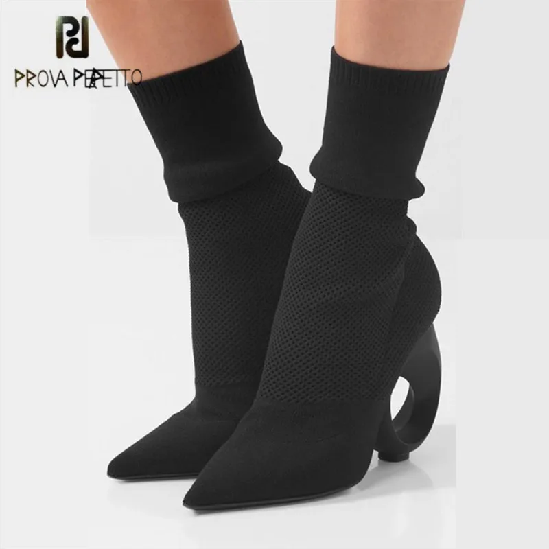 designer sock heels