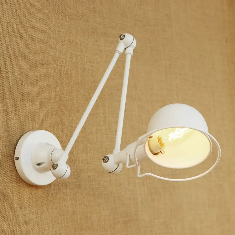 IWHD Регулируемый поворотный настенный светильник с длинным кронштейном, светильник для дома, настенный светильник, светодиодный светильник