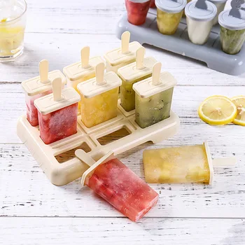 

Summer DIY Ice Cream Mould Homemade Ice-lolly Mold Tray Household Kitchen Supplies