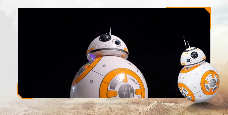 Быстрая Умный Робот Star Wars BB8 с экшн-фигурой звук подарок игрушки BB-8 мяч робот 2,4 г пульт дистанционного управления рождественские подарки