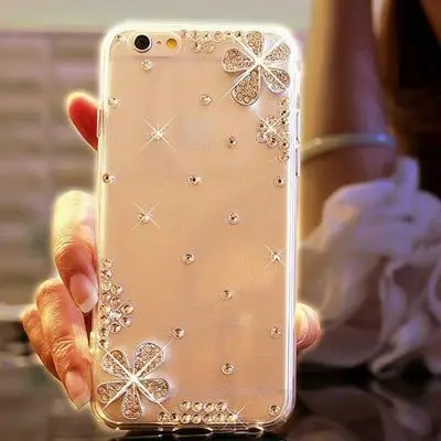 Silver crystals & flower