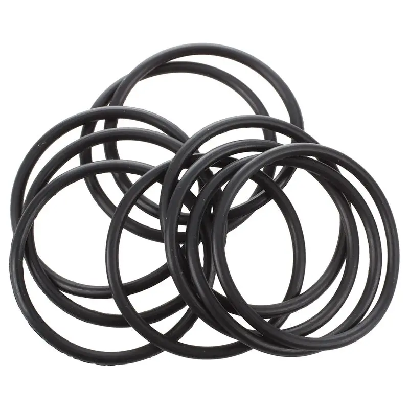 

10 Pcs 32mm x 2mm Industrial Flexible Rubber O Ring Seal Washer