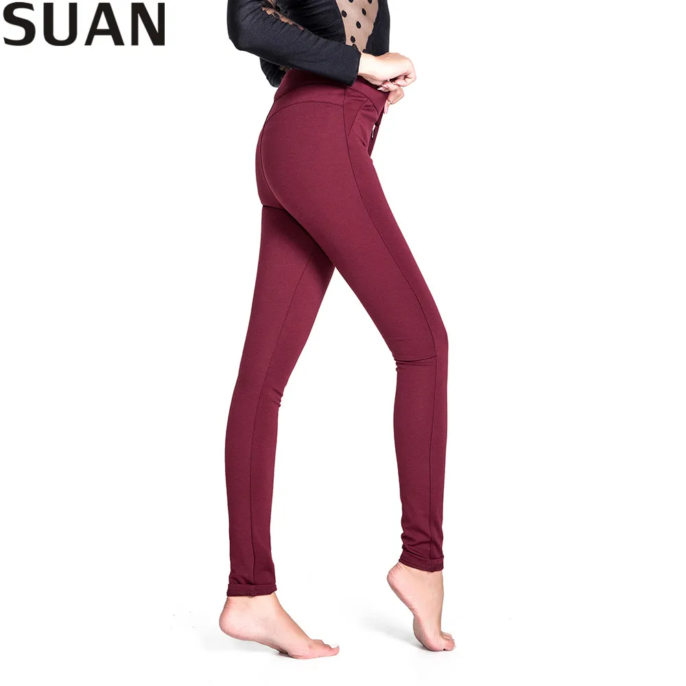 Suan 2018 Spring Women Pants Stretchable Female Elastic High Waist