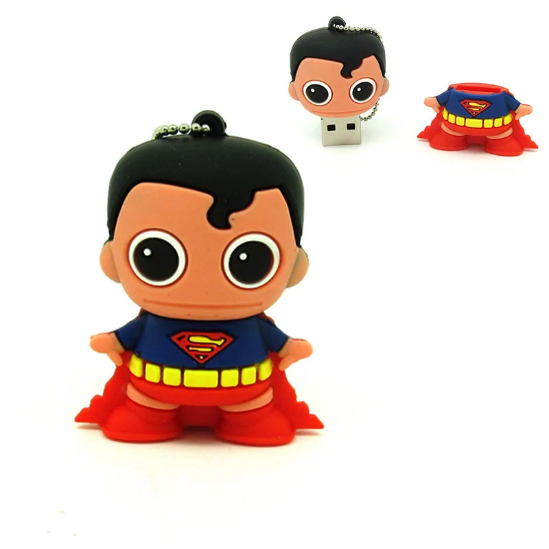 Usb флеш накопитель Super heros 64 ГБ 32 16 8 4 Гб карта памяти batman/superman/Wonder Woman usb Captain America cle|USB