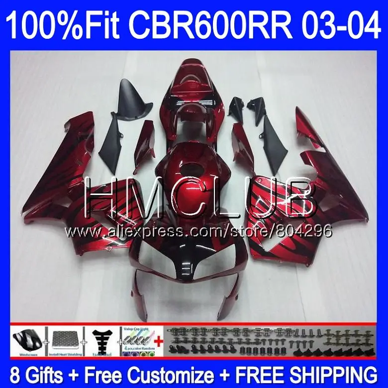 

Injection For HONDA CBR600 RR CBR 600RR 600F5 03 04 Black flames 63HM.11 CBR600F5 CBR600RR F5 03 04 CBR 600 RR 2003 2004 Fairing