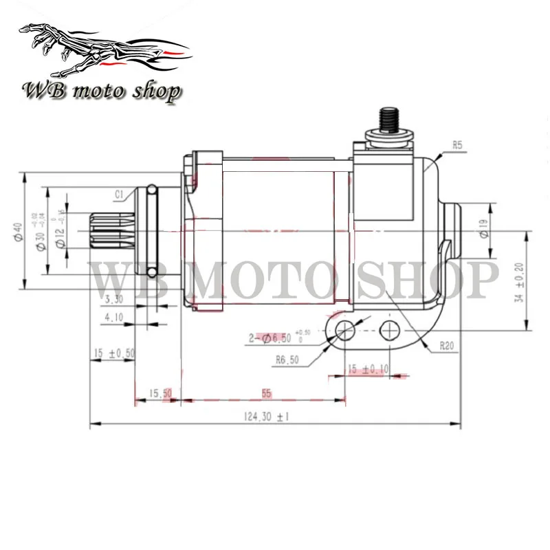 Двигатель стартера мотоцикла для KTM 200 250 300 XC W EXC E 2008 2012 2010 2011 2009 12V 410W|Зажигание