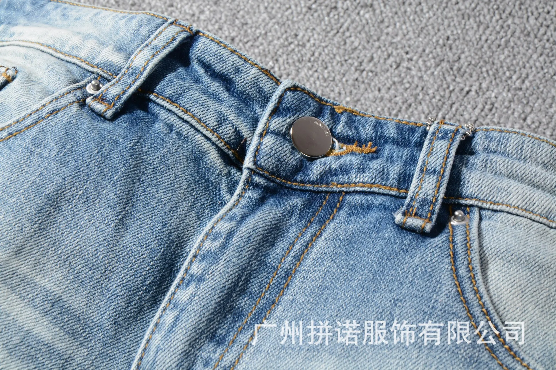 AM бренд черные противотуманные уличные мужские молнии Slim Fit Хлопок Деним рваные мыть старые повреждения отверстие джинсы
