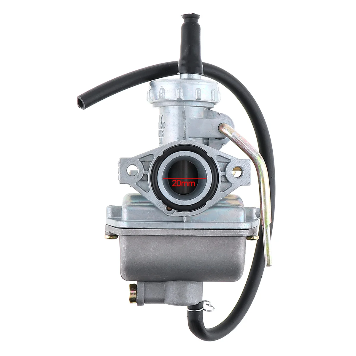 PZ20mm 29 мм прямая трубка мотоцикл Карбюратор с черным шлангом для 50cc 70cc 90cc 110cc газ Bambini ATV картинг