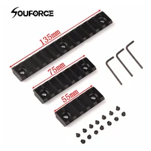 3 Размеры/комплект с " 3" " планка Вивера крепление NEX 5/7/13 слот Алюминий Keymod для Shotting защита для рук раздел для охоты