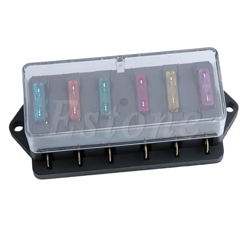 Новый блок предохранителей 12 В/24 В с 6 предохранителями|fuse box|blade fuse boxfuse box holder |