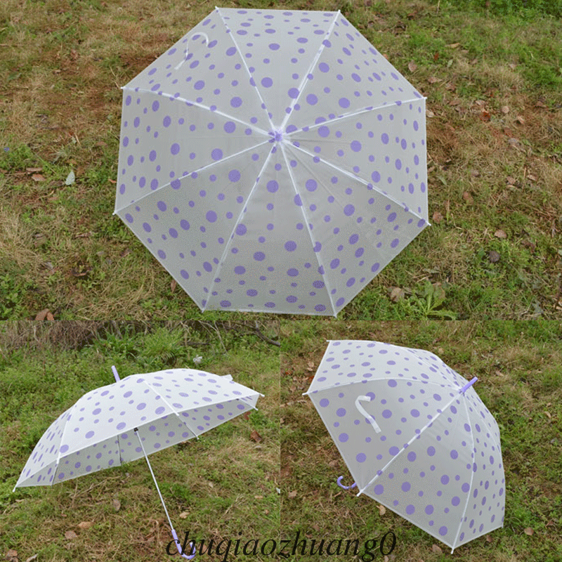 Прозрачные зонтики для защиты от ветра и дождя с длинной ручкой зонтик ясное поле зрения ветрозащитные зонты, дождь