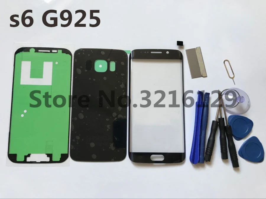 Оригинальный чехол для Samsung Galaxy S6 Edge G925 G9250 G925F заднее стекло телефона задняя