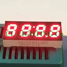 0,25 дюймов 7 сегмент цифровая трубка Красного четыре битовая цифровая трубка общий анод 0,2" 0.25in светодиодный дисплей