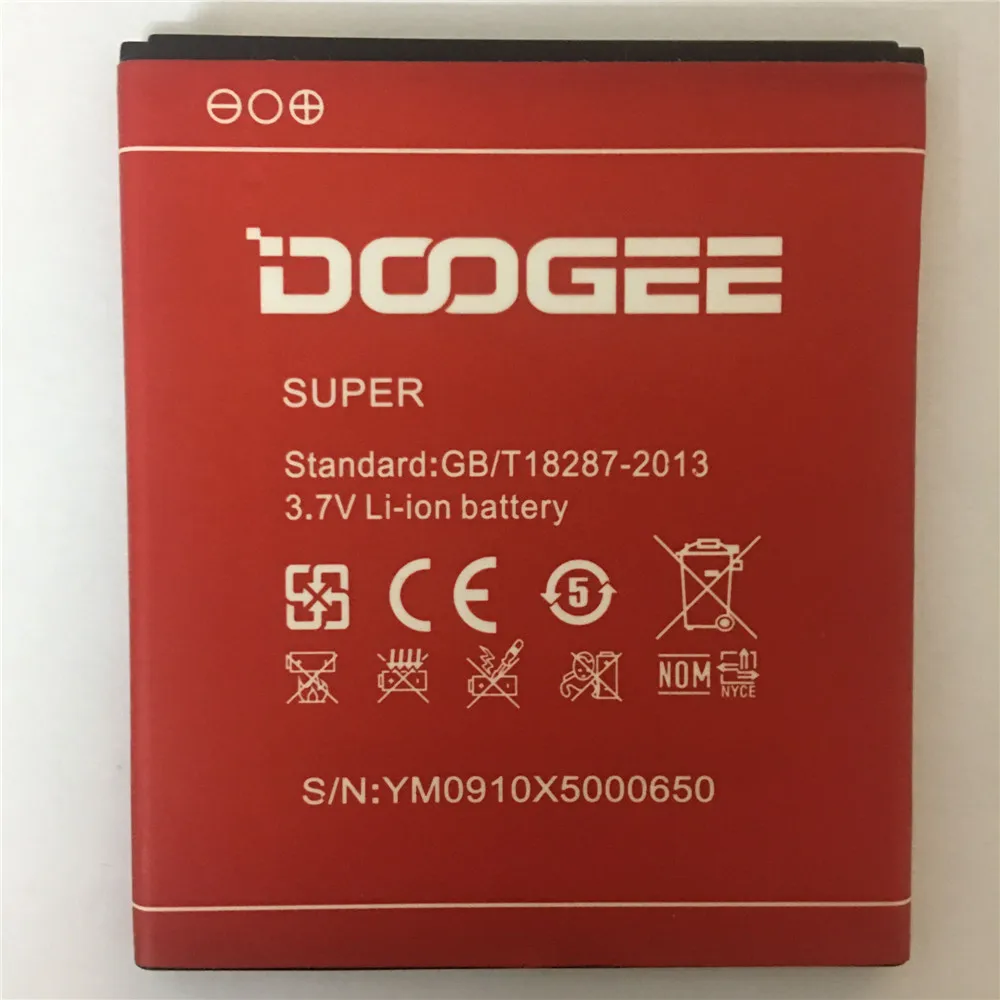 Оригинальный аккумулятор 3100 мАч для аккумулятора Doogee X5 PRO X5S Batterie