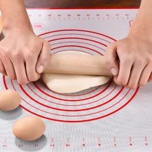 Силиконовый коврик для выпечки замешивать тесто коврик выпечки с антипригарным лист тесто для пиццы доска силиконовый коврик для раскатки теста тесто доска инструмент