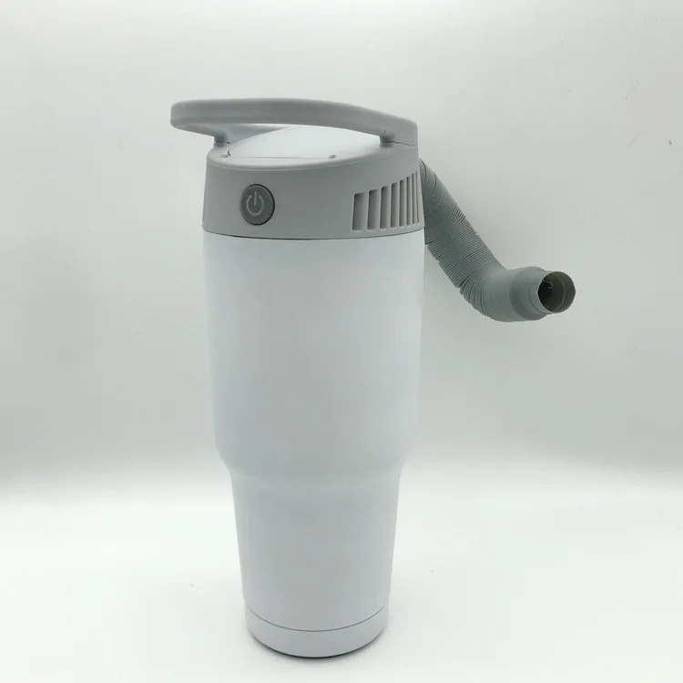 

Portable Mini Air Conditioner Airwirl Cool Soothing Wind Personal Cooling And Herting System 2-In-1 Colder Warm Fan