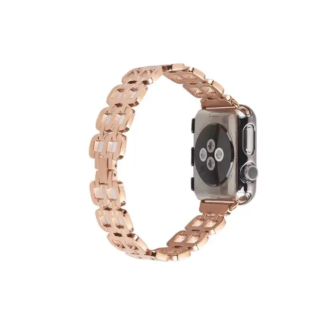 Luxury    for apple watch band iWatch strap accessories watch parts watch band bracelet Metal Stainless Steel (3)