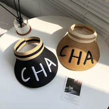 Liva Girl новая соломенная Солнцезащитная бейсболка спортивный черный принт с буквами/хаки Кепка женские Полые летние шапки Повседневная Шапка Кепка