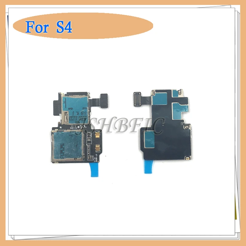 5 шт./лот для samsung Galaxy S4 i9500 i9505 Micro SD лотка слот sim-карты держатель читатель Flex кабели