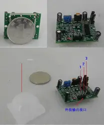 HC-SR501 человека инфракрасный телесный Датчик Модуль Пироэлектрический Сенсор зонд