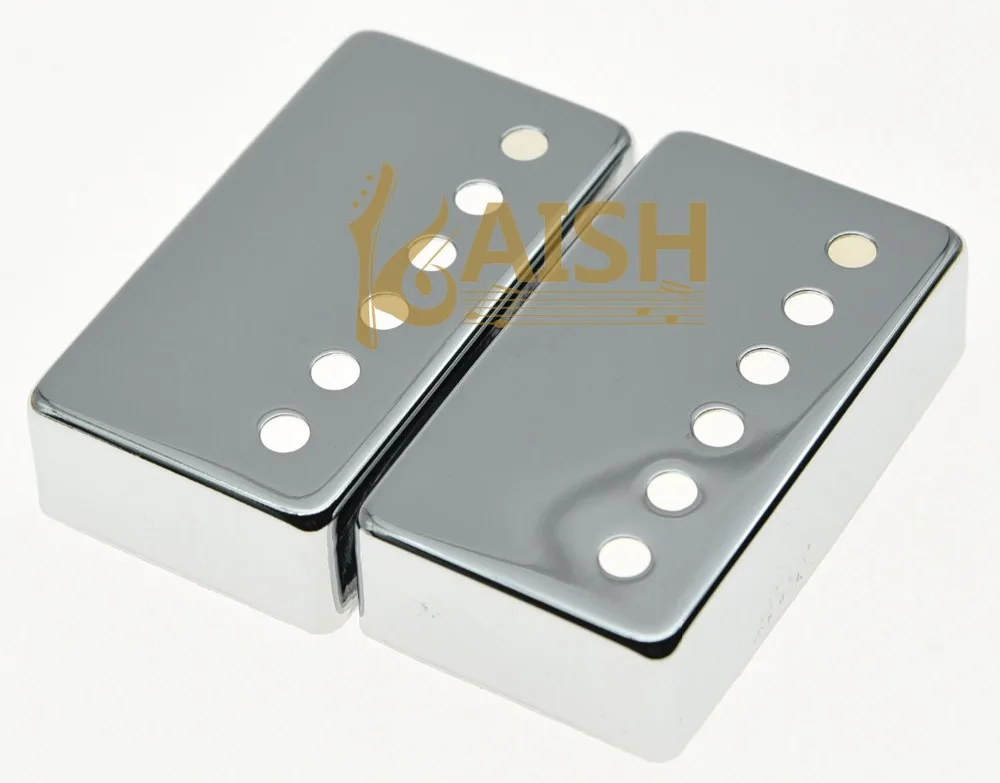 Dopro 2x хром/черный LP Humbucker крышки для гитары 50 мм Шея/52 мост подходит | Спорт и
