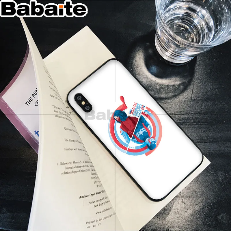 Babaite Marvel the winter solider bucky barnes Топ детальный чехол для телефона для Apple iPhone 8 7 6 6S Plus X XS MAX 5 5S SE XR - Цвет: 8
